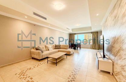 Apartment - 2 Bedrooms - 3 Bathrooms for rent in West Porto Drive - Porto Arabia - The Pearl Island - Doha