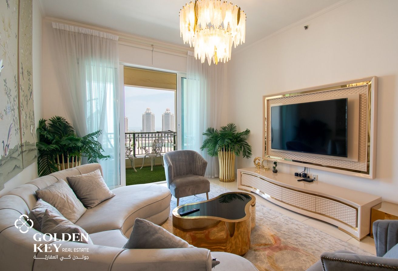 Furnished 3BR +Balcony| Sea view| Viva Bahriya