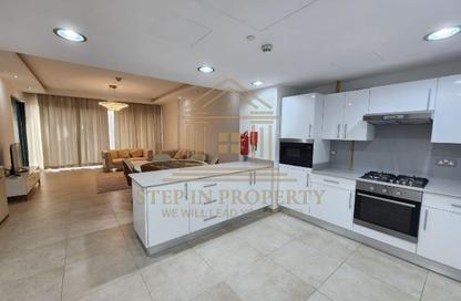 Apartment - 1 Bedroom - 2 Bathrooms for rent in Lusail Marina Heights - Marina District - Lusail