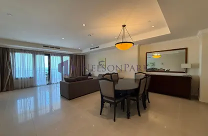 Apartment - 3 Bedrooms - 5 Bathrooms for rent in West Porto Drive - Porto Arabia - The Pearl Island - Doha