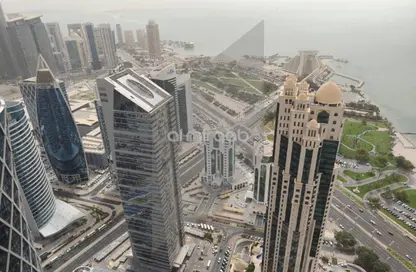 Office Space - Studio - 1 Bathroom for rent in Palm Tower B - Palm Towers - West Bay - Doha