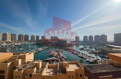Apartment - Studio - 1 Bathroom for rent in Tower 13 - Porto Arabia - The Pearl Island - Doha