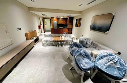 Apartment - Studio - 1 Bathroom for rent in Lusail Marina Heights - Marina District - Lusail