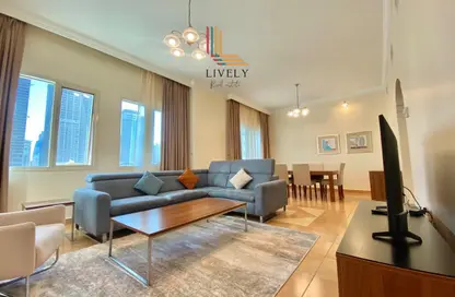 شقة - 2 غرف نوم - 3 حمامات للايجار في برج وست باي - الخليج الجنوبي - الخليج الغربي - الدوحة