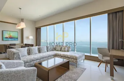 Hotel Apartments - 2 Bedrooms - 2 Bathrooms for rent in Diplomatic Street - West Bay - Doha