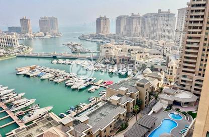 Apartment - 2 Bedrooms - 3 Bathrooms for sale in West Porto Drive - Porto Arabia - The Pearl Island - Doha