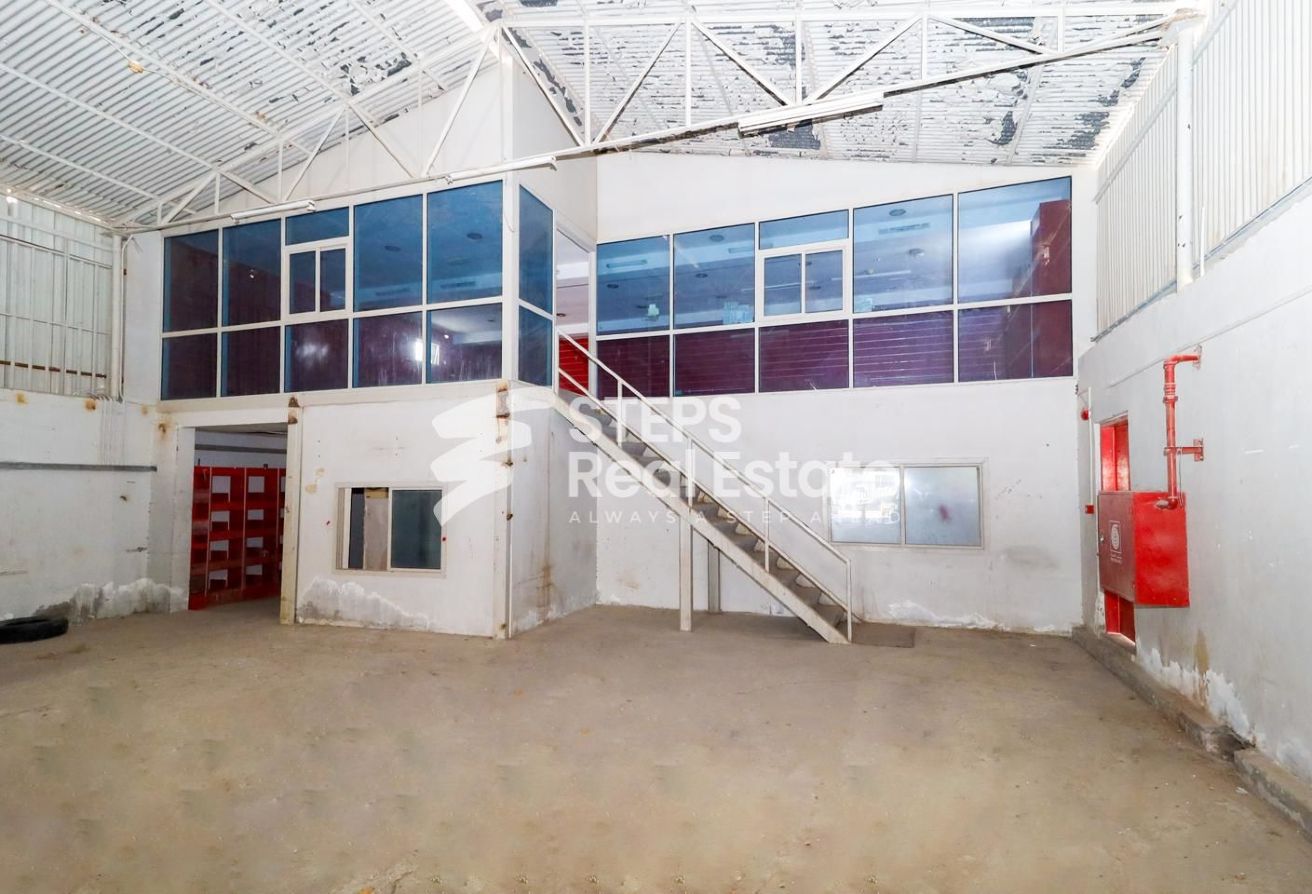 Spacious Warehouse for Rent in Industrial Area