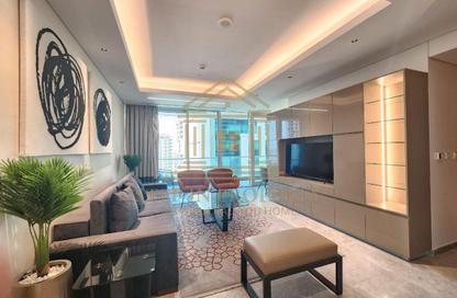 Apartment - 2 - 3 for rent in Lusail Marina Heights - Marina District - Lusail