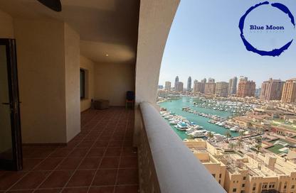 Apartment - 1 Bedroom - 2 Bathrooms for rent in West Porto Drive - Porto Arabia - The Pearl Island - Doha