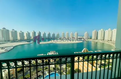 Apartment - 3 Bedrooms - 5 Bathrooms for rent in Viva East - Viva Bahriyah - The Pearl Island - Doha