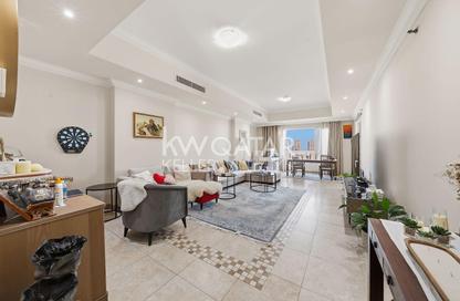 Apartment - 2 Bedrooms - 3 Bathrooms for sale in West Porto Drive - Porto Arabia - The Pearl Island - Doha