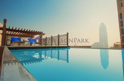 Apartment - 1 Bedroom - 1 Bathroom for rent in Abraj Bay - Abraj Quartiers - The Pearl Island - Doha
