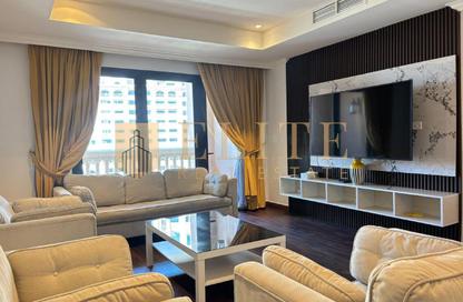 Apartment - 1 Bedroom - 2 Bathrooms for rent in East Porto Drive - Porto Arabia - The Pearl Island - Doha