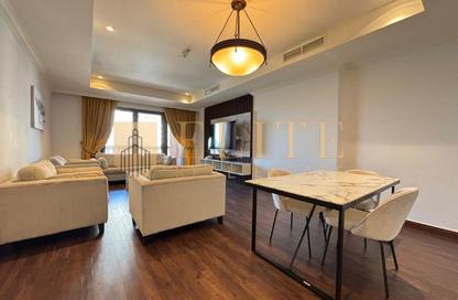 Apartment - 1 Bedroom - 2 Bathrooms for rent in East Porto Drive - Porto Arabia - The Pearl Island - Doha