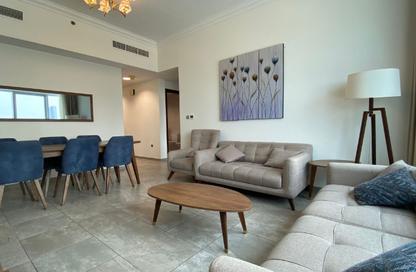 Apartment - 2 Bedrooms - 2 Bathrooms for rent in Lusail Marina Heights - Marina District - Lusail
