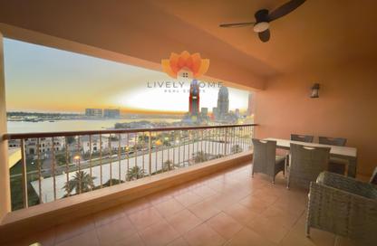Apartment - 2 Bedrooms - 3 Bathrooms for rent in West Porto Drive - Porto Arabia - The Pearl Island - Doha