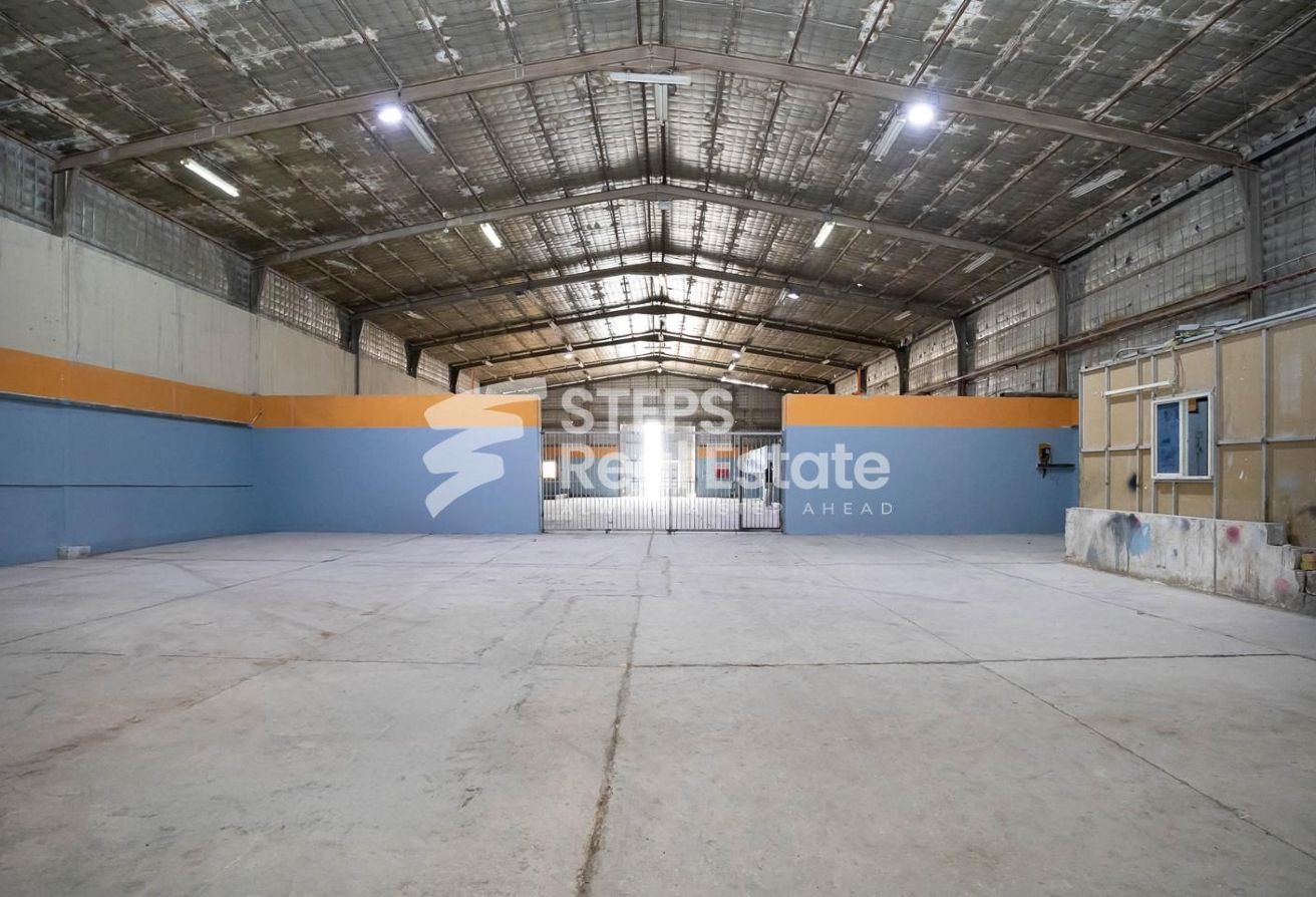Spacious Warehouse for Rent in Industrial Area