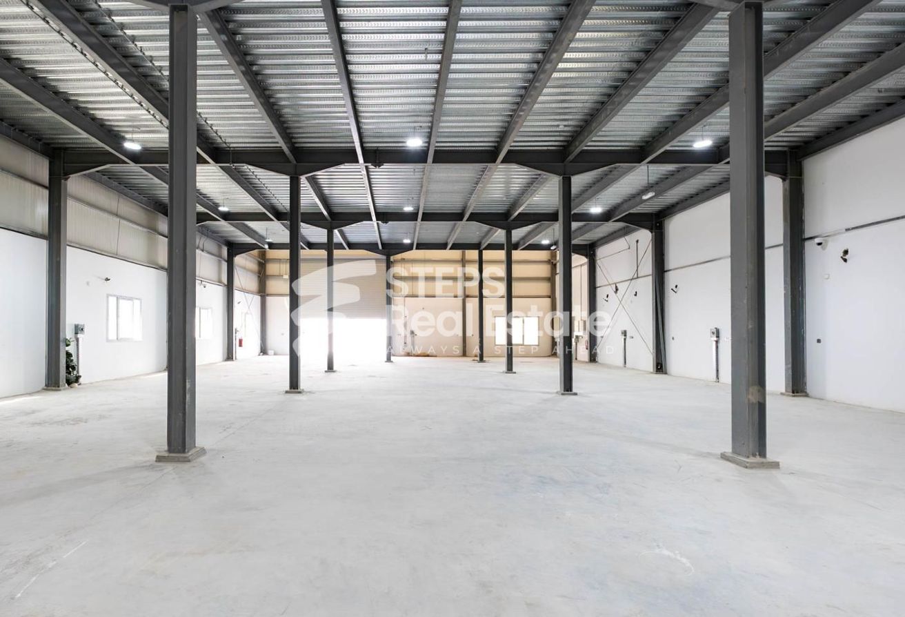 1000 SQM Warehouse with 8 Rooms in Prime Area - warehouse in East Industrial Street