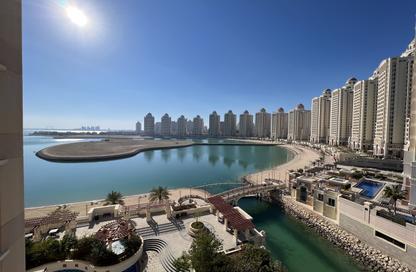 Apartment - 2 Bedrooms - 2 Bathrooms for rent in Viva West - Viva Bahriyah - The Pearl Island - Doha
