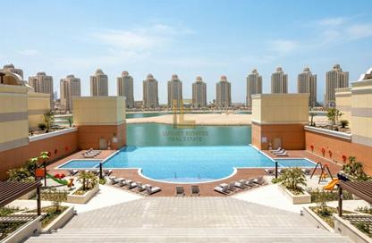 Apartment - Studio - 1 Bathroom for rent in Al Mutahidah Tower - Viva Bahriyah - The Pearl Island - Doha