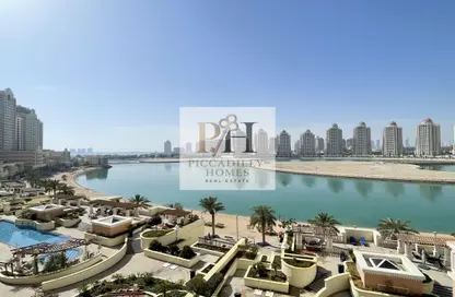 شقة - غرفة نوم - 2 حمامات للايجار في فيفا غرب - فيفا بحرية - جزيرة اللؤلؤة - الدوحة