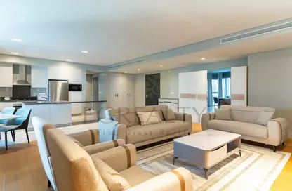 Apartment - 1 Bedroom - 2 Bathrooms for rent in Seef Lusail Tower 1 - Seef Lusail - Lusail City - Lusail