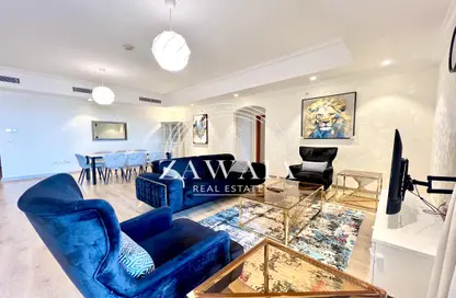 Apartment - 2 Bedrooms - 3 Bathrooms for rent in East Porto Drive - Porto Arabia - The Pearl Island - Doha