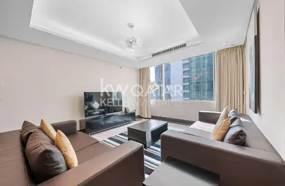 شقة - 2 غرف نوم - 3 حمامات للايجار في الخليج الجنوبي - الخليج الغربي - الدوحة