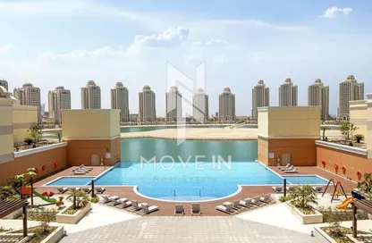 Apartment - 1 Bathroom for rent in Viva Central - Viva Bahriyah - The Pearl Island - Doha