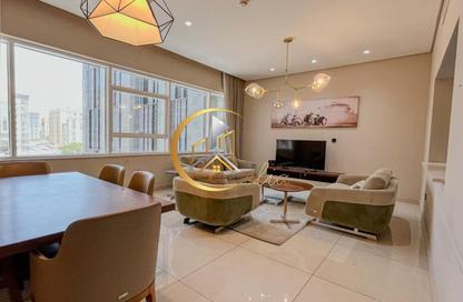 Apartment - 2 Bedrooms - 4 Bathrooms for rent in Aabdullah Bin Sultan Al Thani - C-Ring Road - Al Sadd - Doha