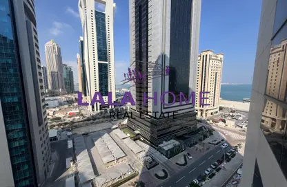 شقة - غرفة نوم - 2 حمامات للايجار في برج وست باي - الخليج الجنوبي - الخليج الغربي - الدوحة