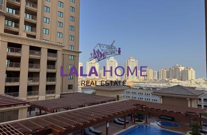 Apartment - Studio - 1 for rent in East Porto Drive - Porto Arabia - The Pearl Island - Doha