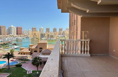 Apartment - 3 Bedrooms - 5 Bathrooms for rent in East Porto Drive - Porto Arabia - The Pearl Island - Doha
