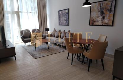 Apartment - 1 - 2 for rent in Lusail Marina Heights - Marina District - Lusail