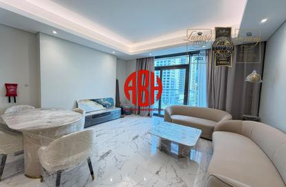 Apartment - 2 Bedrooms - 3 Bathrooms for rent in Lusail Marina Heights - Marina District - Lusail Apartment - 2 Bedrooms - 3 Bathrooms for rent in Lusail Marina Heights - Marina District - Lusail