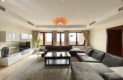 Apartment - 3 Bedrooms - 5 Bathrooms for rent in East Porto Drive - Porto Arabia - The Pearl Island - Doha Apartment - 3 Bedrooms - 5 Bathrooms for rent in East Porto Drive - Porto Arabia - The Pearl Island - Doha