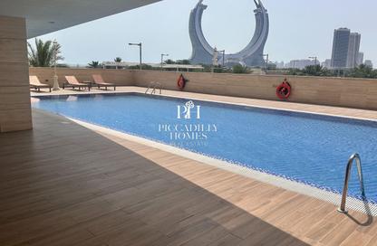Apartment - 2 Bedrooms - 2 Bathrooms for rent in Lusail Marina Heights - Marina District - Lusail