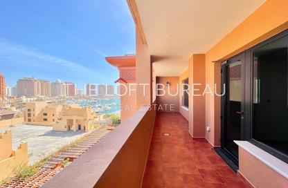 شقة - غرفة نوم - 2 حمامات للايجار في طريق بورتو الغربي - بورتو أرابيا - جزيرة اللؤلؤة - الدوحة