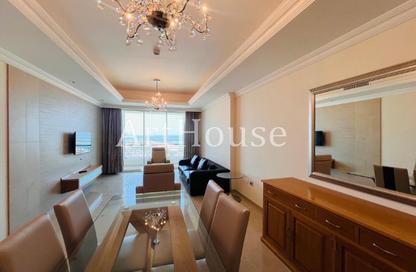 Apartment - 1 Bedroom - 2 Bathrooms for rent in Viva West - Viva Bahriyah - The Pearl Island - Doha