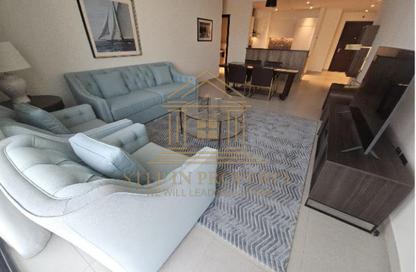 Apartment - 2 Bedrooms - 4 Bathrooms for rent in Lusail Marina Heights - Marina District - Lusail Apartment - 2 Bedrooms - 4 Bathrooms for rent in Lusail Marina Heights - Marina District - Lusail