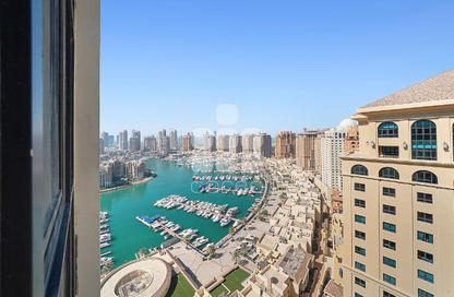 Apartment - 1 Bedroom - 2 Bathrooms for rent in Tower 23 - Porto Arabia - The Pearl Island - Doha Apartment - 1 Bedroom - 2 Bathrooms for rent in Tower 23 - Porto Arabia - The Pearl Island - Doha