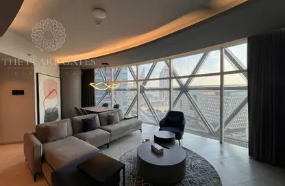 Apartment - 2 Bedrooms - 3 Bathrooms for rent in Lusail Marina Heights - Marina District - Lusail