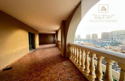 Apartment - 2 Bedrooms - 3 Bathrooms for rent in East Porto Drive - Porto Arabia - The Pearl Island - Doha