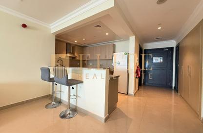 Apartment - Studio - 1 for rent in East Porto Drive - Porto Arabia - The Pearl Island - Doha Apartment - Studio - 1 for rent in East Porto Drive - Porto Arabia - The Pearl Island - Doha