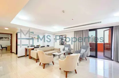 شقة - 2 غرف نوم - 2 حمامات للايجار في طريق بورتو الغربي - بورتو أرابيا - جزيرة اللؤلؤة - الدوحة