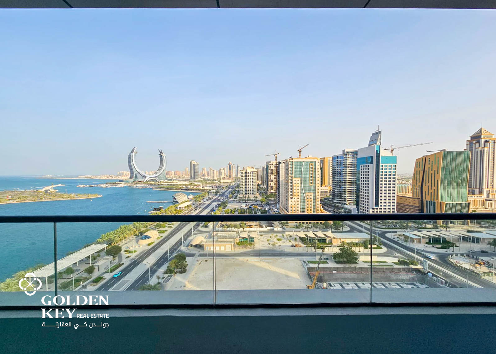 Sea View | Luxury 2 Bedroom w/ Balcony | Lusail