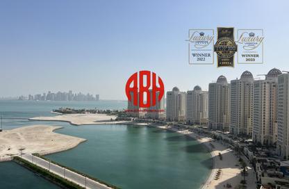 Apartment - 2 Bedrooms - 3 Bathrooms for rent in Viva East - Viva Bahriyah - The Pearl Island - Doha