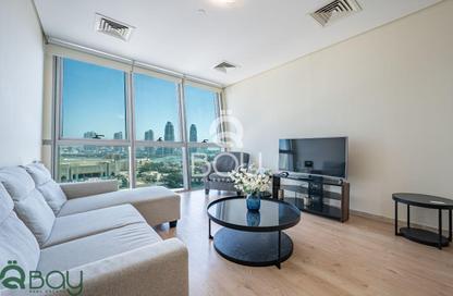 Apartment - 1 Bedroom - 2 Bathrooms for rent in Zig Zag Tower B - Zig Zag Towers - West Bay - Doha
