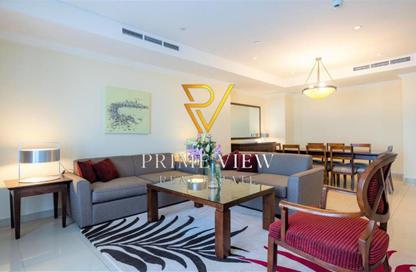 Apartment - 1 Bedroom - 2 Bathrooms for rent in East Porto Drive - Porto Arabia - The Pearl Island - Doha