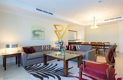 Apartment - 1 Bedroom - 2 Bathrooms for rent in East Porto Drive - Porto Arabia - The Pearl Island - Doha Apartment - 1 Bedroom - 2 Bathrooms for rent in East Porto Drive - Porto Arabia - The Pearl Island - Doha